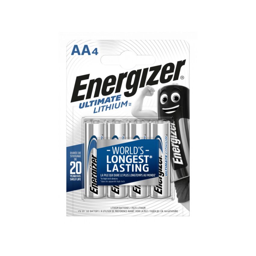 Hlavný obrázok Batéria Energizer Ultimate Lithium AA 4 ks blister