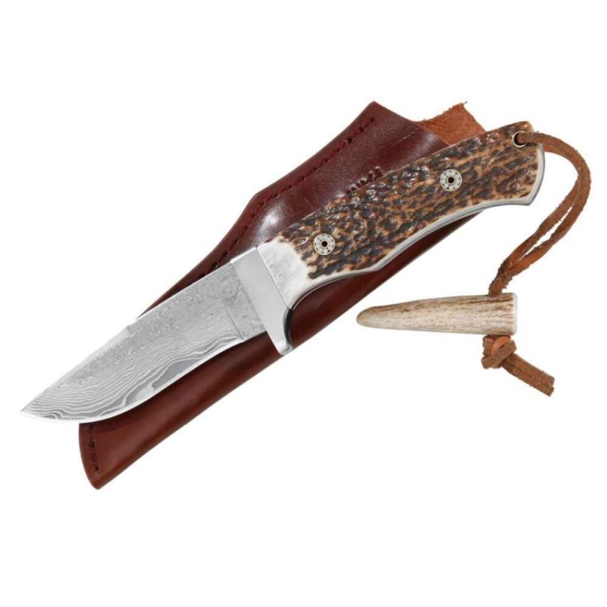 Hlavný obrázok PARFORCE Messer Damast Antler - poľovnícky nôž