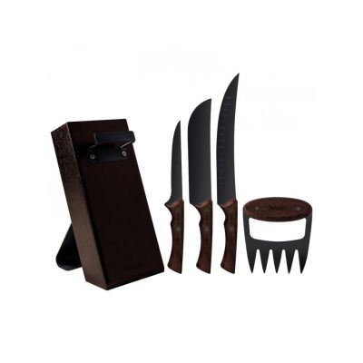 Set kuchynských nožov Tramontina Black FSC - 5 ks